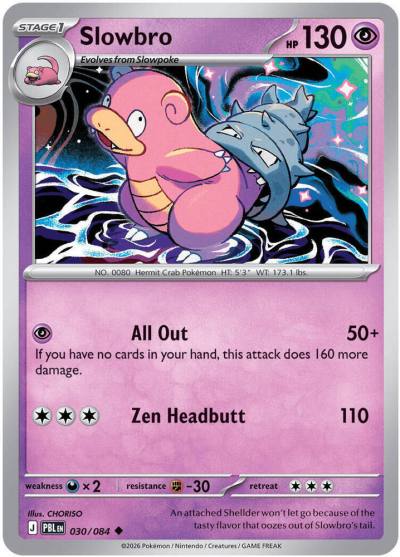 Slowbro 30/84 Pitch Black Pokemon card