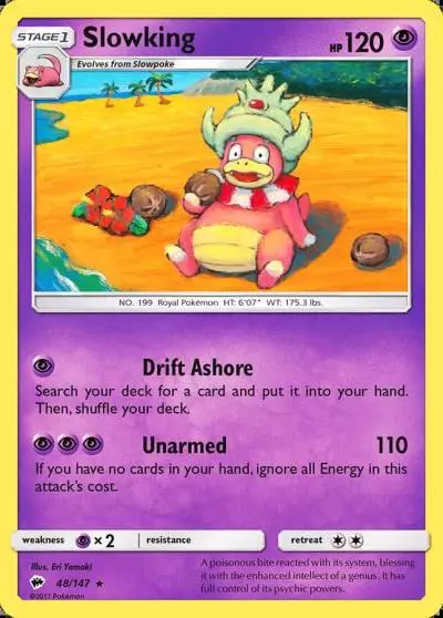 Slowking 48/147 Burning Shadows Pokemon card