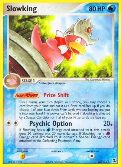 Slowking 28/113 Delta Species Pokemon card