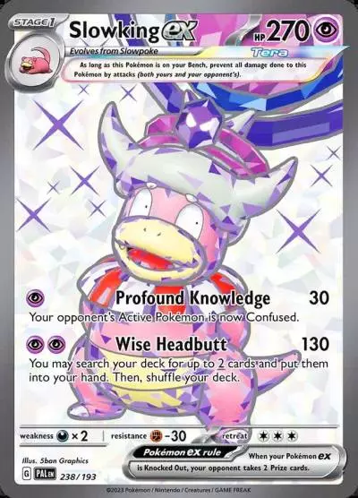 Slowking ex 238/193 Paldea Evolved Pokemon card