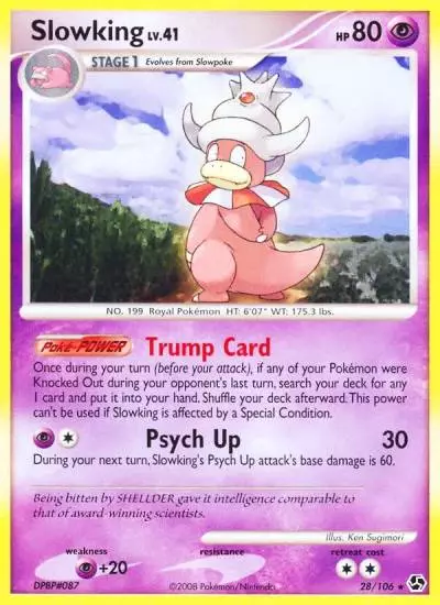 Slowking 28/106 Great Encounters Pokemon card