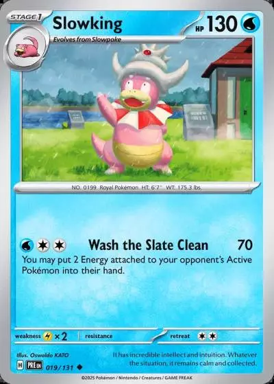 Slowking 19/131 Prismatic Evolutions Pokemon card