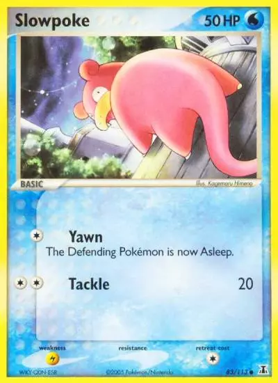 Slowpoke 83/113 Delta Species Pokemon card