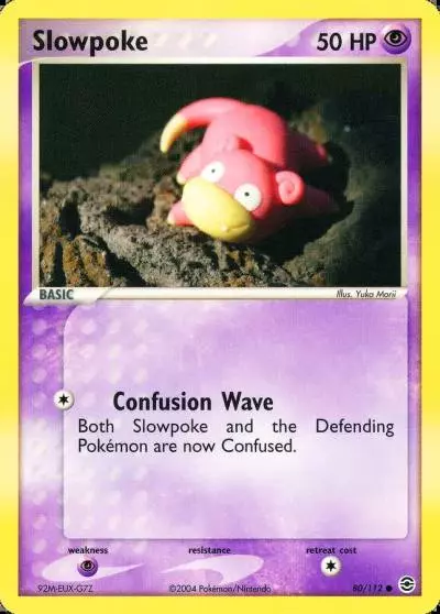 Slowpoke 80/112 FireRed & LeafGreen Pokemon card