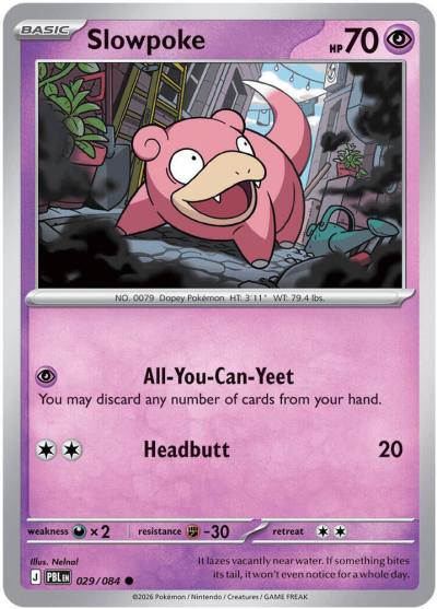 Slowpoke 29/84 Pitch Black Pokemon card