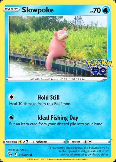 Slowpoke 19/78 Pokémon GO Pokemon card