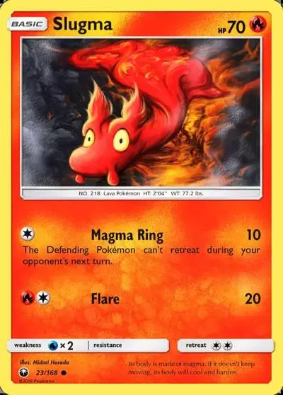 Slugma 23/168 Celestial Storm Pokemon card