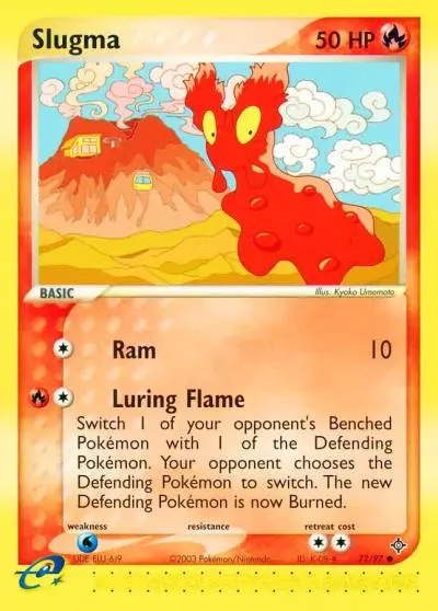 Slugma 72/97 Dragon Pokemon card