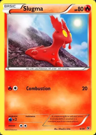 Slugma 6/39 Kalos Starter Set Pokemon card