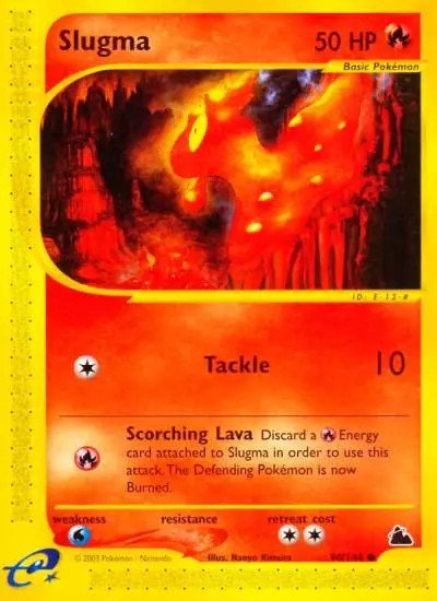 Slugma 98/144 Skyridge Pokemon card