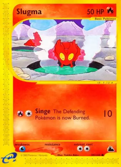Slugma 99/144 Skyridge Pokemon card