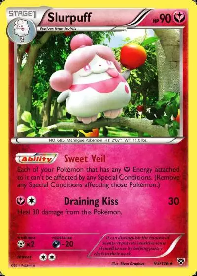 Slurpuff 95/146 XY Pokemon card