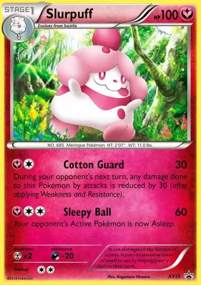 Slurpuff XY15/211 XY Black Star Promos Pokemon card