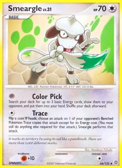 Smeargle 66/132 Secret Wonders Pokemon card