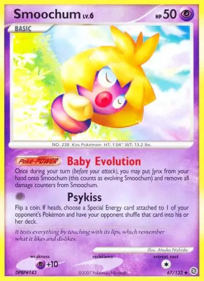 Smoochum 67/132 Secret Wonders Pokemon card