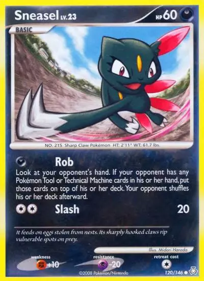 Sneasel 120/146 Legends Awakened Pokemon card