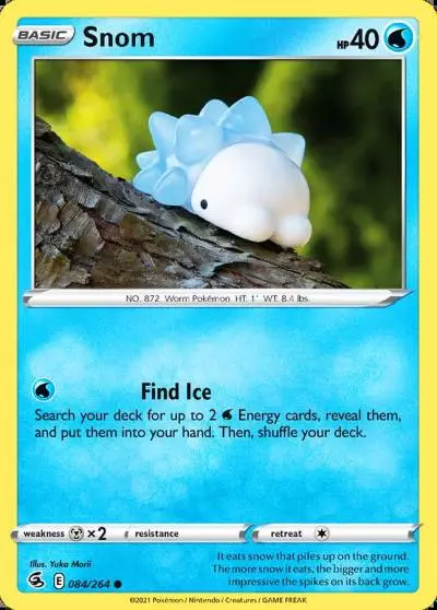 Snom 84/264 Fusion Strike Pokemon card