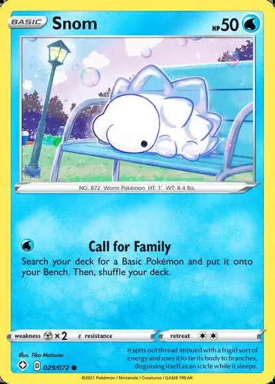 Snom 29/72 Shining Fates Pokemon card