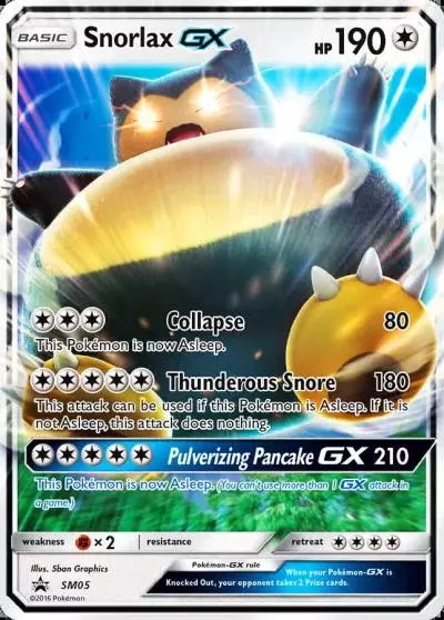 Snorlax-GX SM05/248 SM Black Star Promos Pokemon card