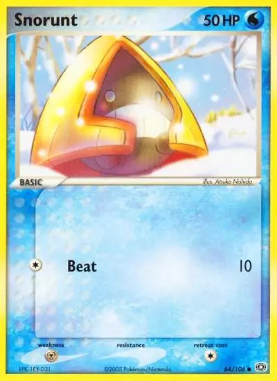Snorunt 64/106 Emerald Pokemon card