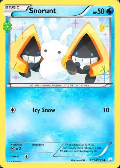 Snorunt RC7/83 Generations Pokemon card