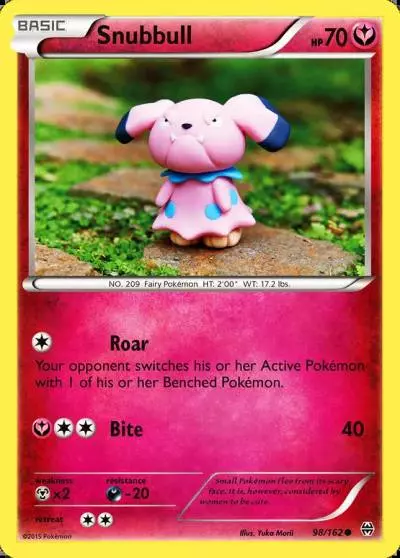 Snubbull 98/162 BREAKthrough Pokemon card