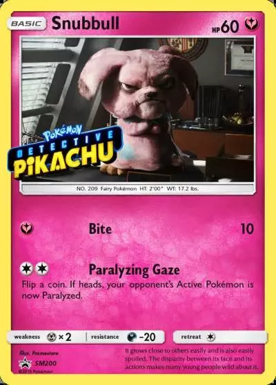 Snubbull SM200/248 SM Black Star Promos Pokemon card