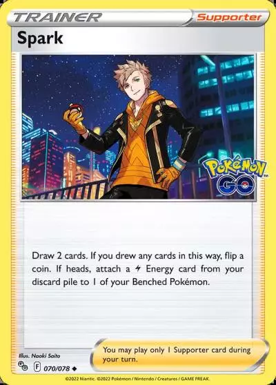 Spark 70/78 Pokémon GO Pokemon card