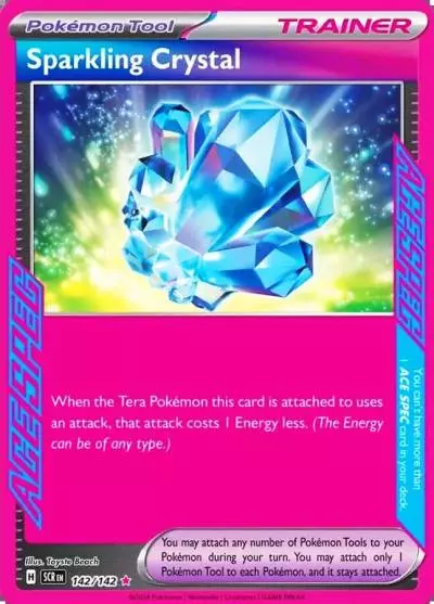 Sparkling Crystal 142/142 Stellar Crown Pokemon card