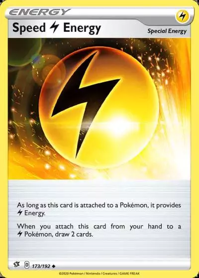 Speed Lightning Energy 173/192 Rebel Clash Pokemon card