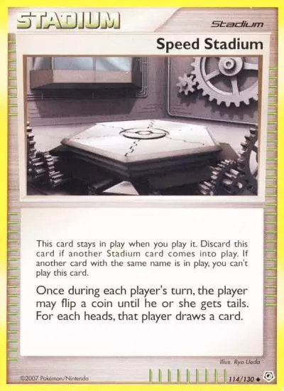 Speed Stadium 114/130 Diamond & Pearl Pokemon card