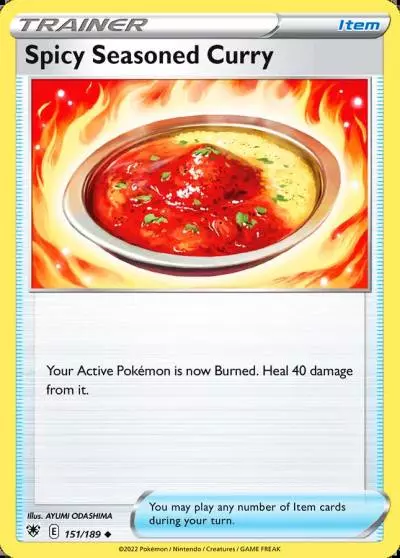 Spicy Seasoned Curry 151/189 Astral Radiance Pokemon card