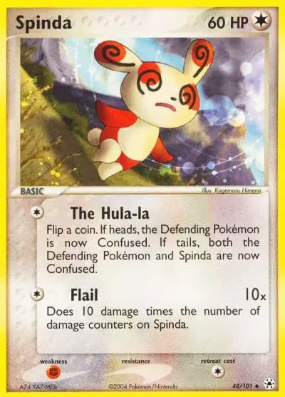 Spinda 48/101 Hidden Legends Pokemon card