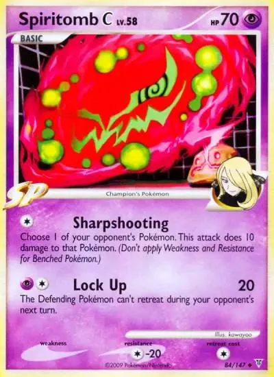 Spiritomb C 84/147 Supreme Victors Pokemon card