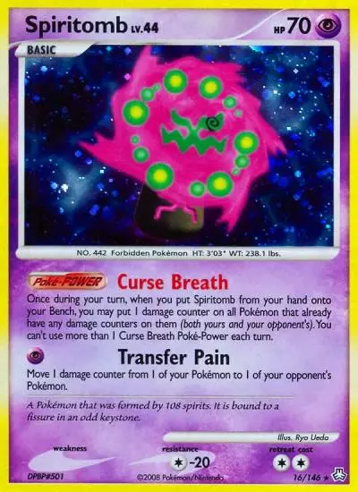 Spiritomb 16/146 Legends Awakened Pokemon card