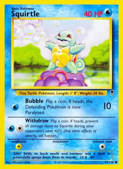 Squirtle 95/110 Legendary Collection Pokemon card