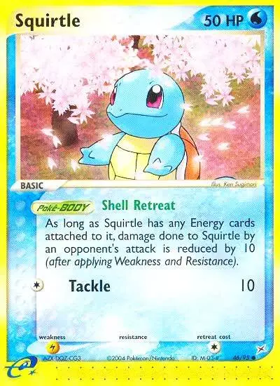 Squirtle 46/95 Team Magma vs Team Aqua Pokemon card