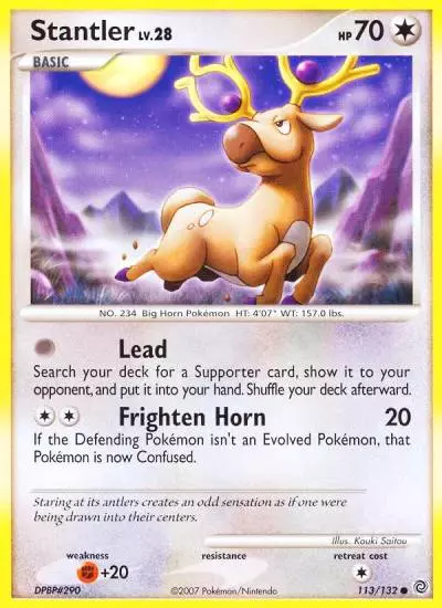 Stantler 113/132 Secret Wonders Pokemon card