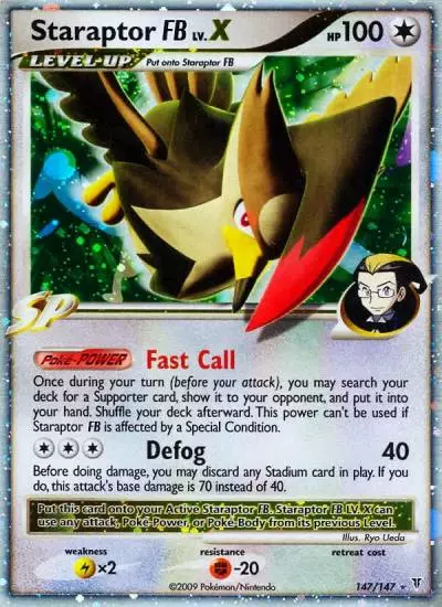 Staraptor FB LV.X 147/147 Supreme Victors Pokemon card