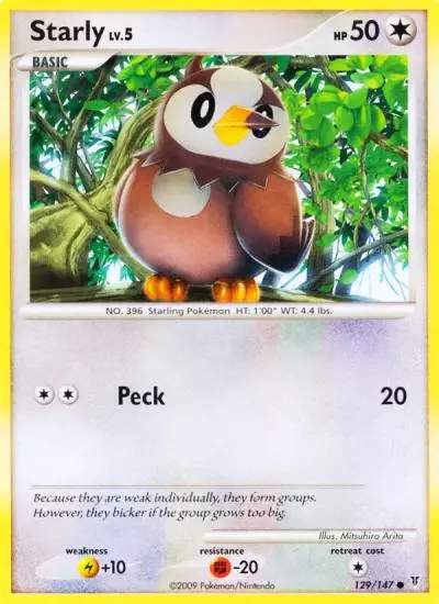 Starly 129/147 Supreme Victors Pokemon card