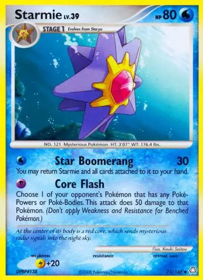 Starmie 71/146 Legends Awakened Pokemon card