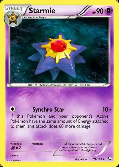 Starmie 73/160 Primal Clash Pokemon card