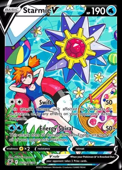 Starmie V TG13/30 Astral Radiance Trainer Gallery Pokemon card