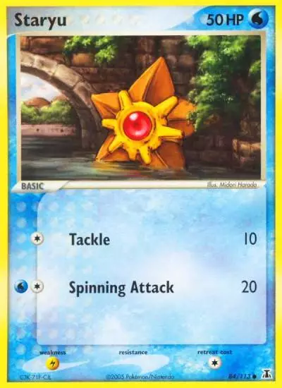 Staryu 84/113 Delta Species Pokemon card