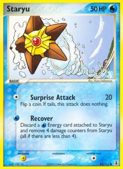Staryu 85/113 Delta Species Pokemon card