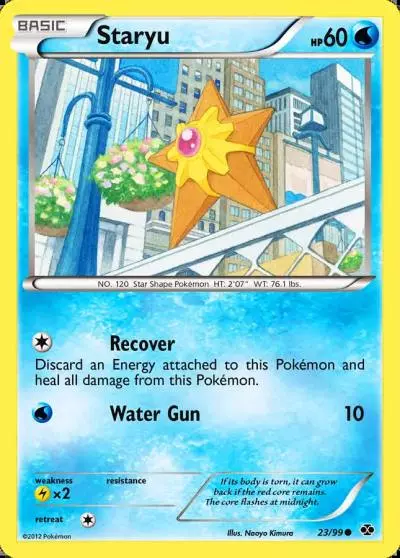 Staryu 23/99 Next Destinies Pokemon card
