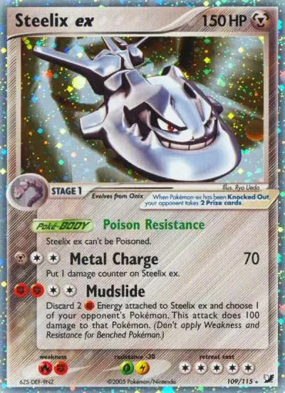 Steelix ex 109/115 Unseen Forces Pokemon card