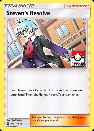 Steven's Resolve 145/168 Celestial Storm Pokemon card