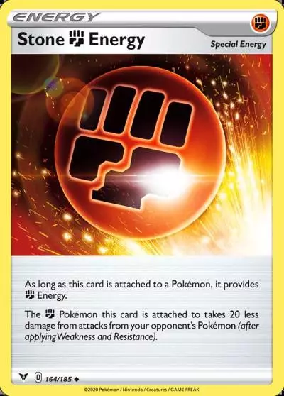 Stone Fighting Energy 164/185 Vivid Voltage Pokemon card