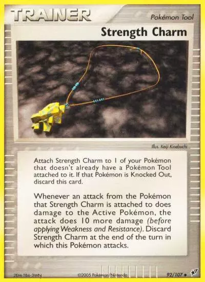 Strength Charm 92/107 Deoxys Pokemon card